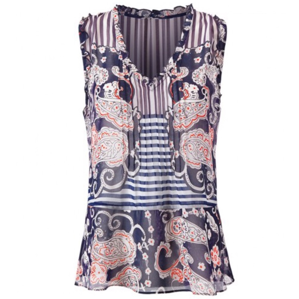 Cabi Peplum Blouse sz Small NWOT